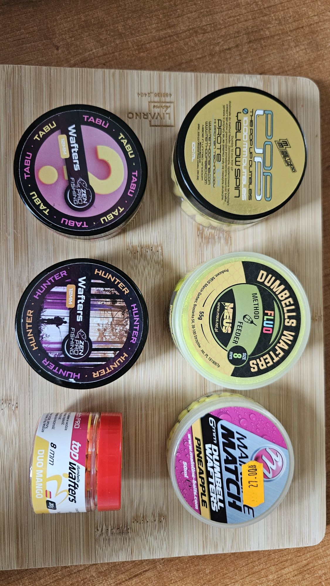 Method feeder,  przynęty,  Wafters,