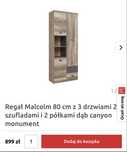 Szafa z polkami BRW seria Malcolm