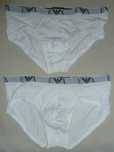 Cuecas (2) novas brancas Emporio Armani XL - SALDO