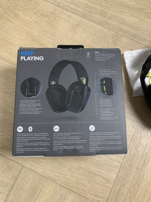 Logitech g435 Lightspeed wireless наушники