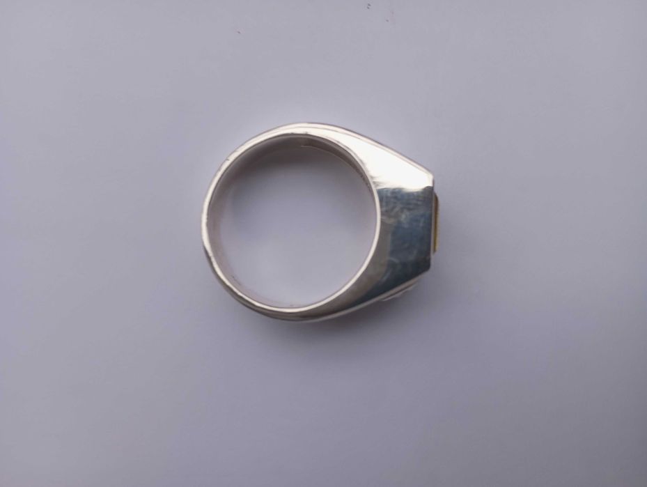 sygnet srebrny masywny