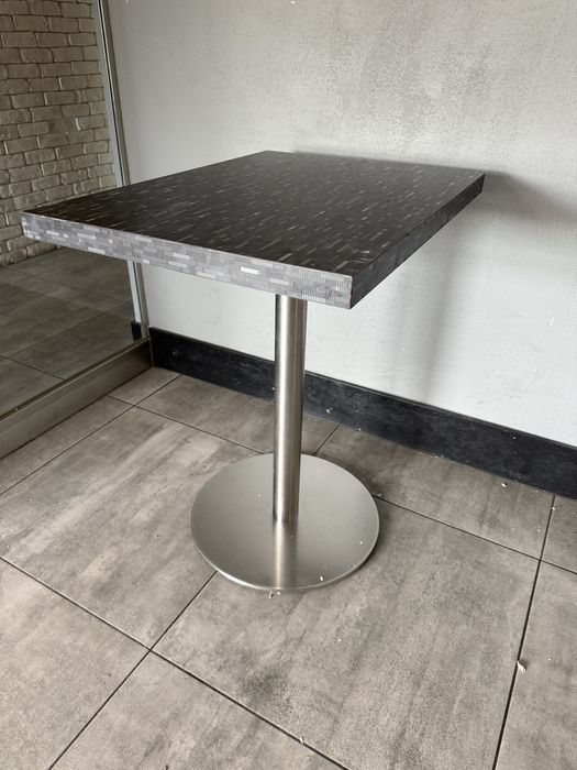 Stół do kawiarni / restauracji / lodziarni / noga stal nierdzewna