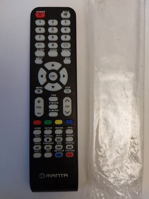 Pilot Manta MANRC057A Oryginał 32LHA48L Netflix Youtube 70LUA59M