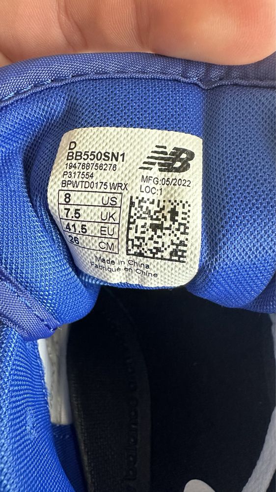 кросівки new balance 550 BB550SN1