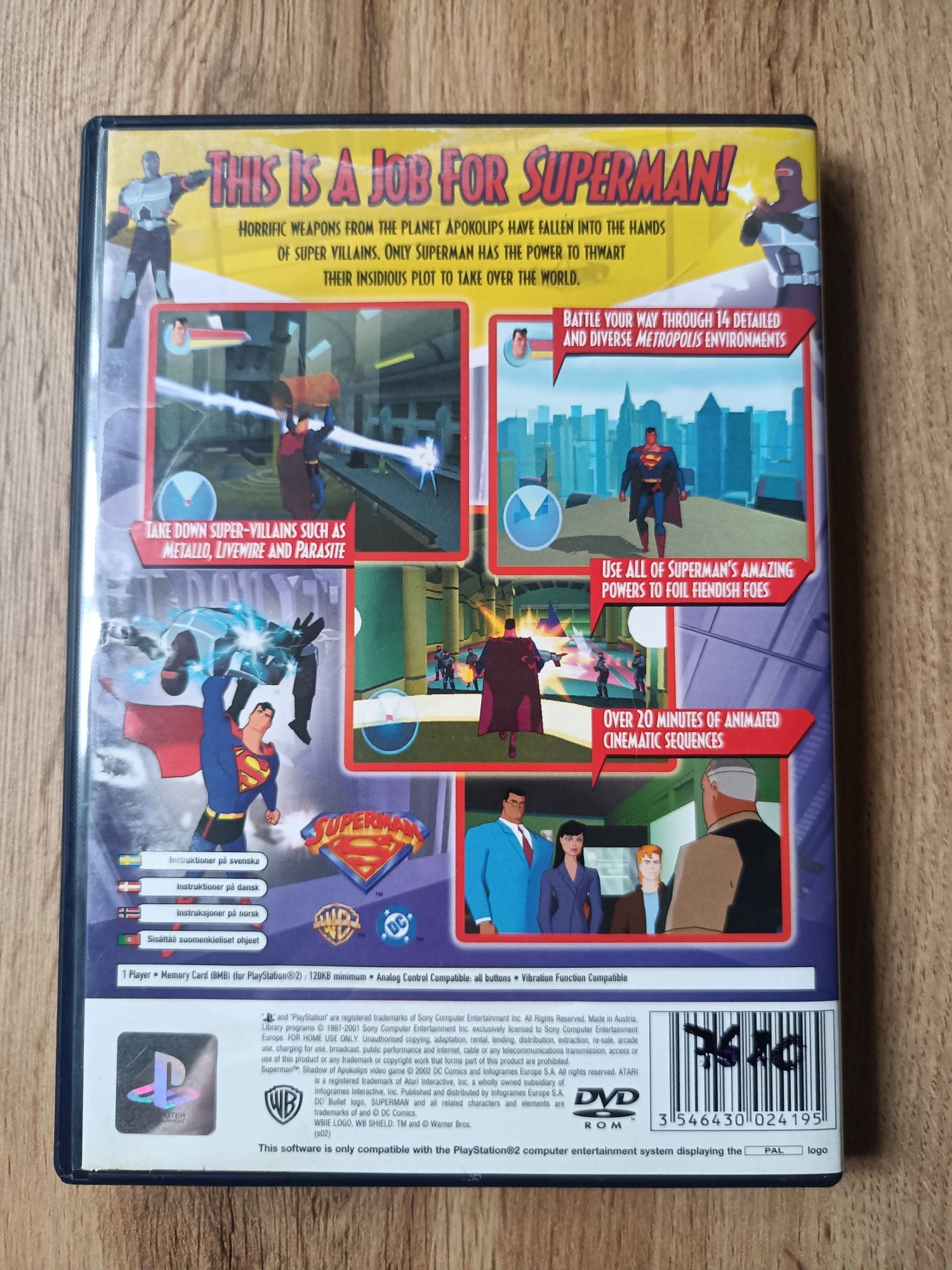 Superman Shadow of Apokolips PS2