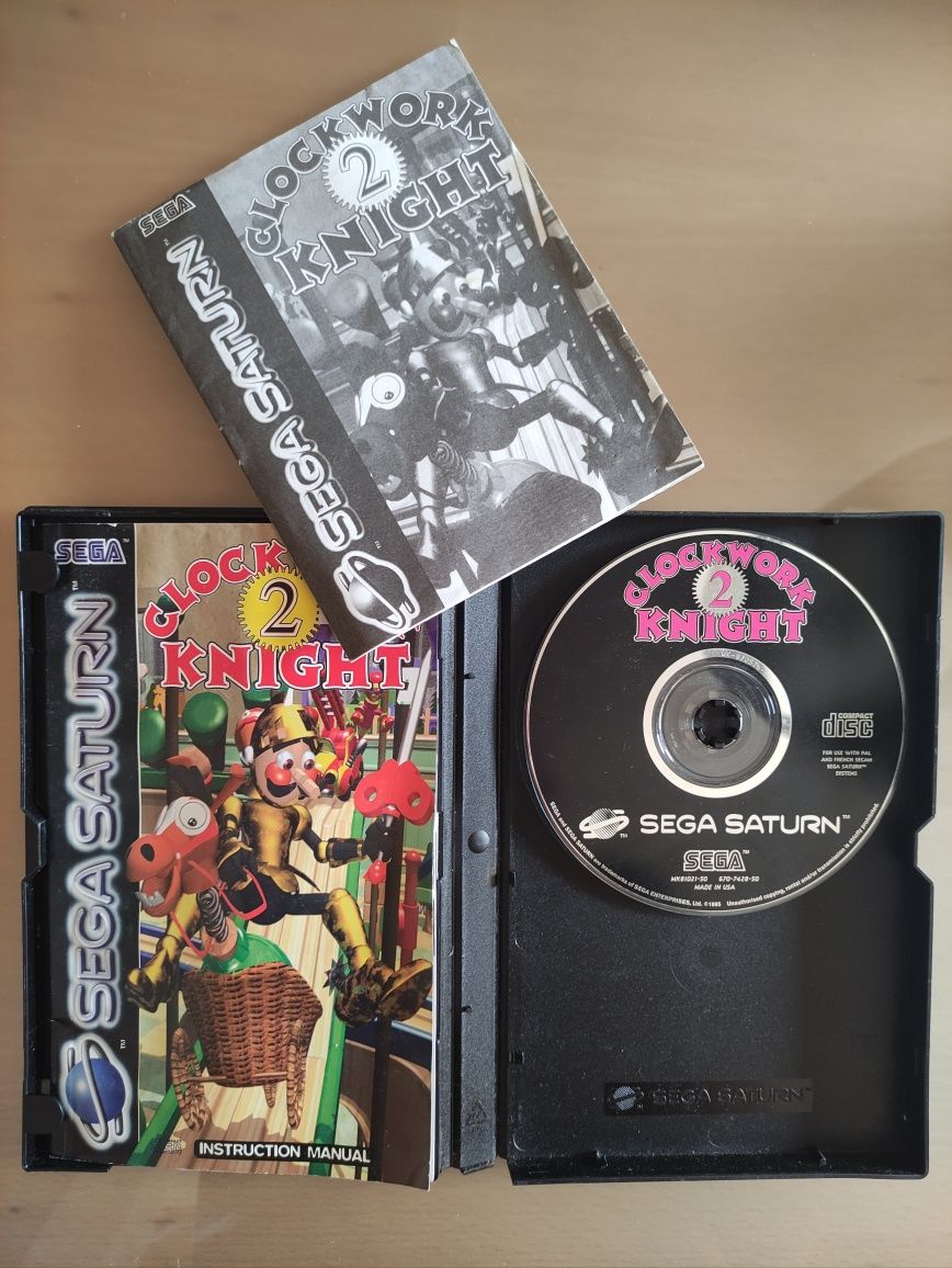 Jogo Sega Saturn Clockwork Knight 2. RARO