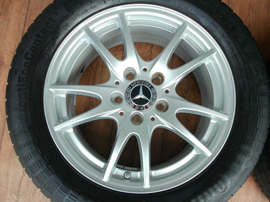 Felgi Mercedes A B C CLA VW Skoda 16 5x112 ET49 czujniki!