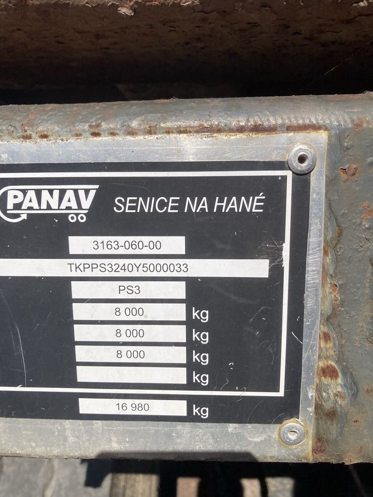 Przyczepa Ciezarowo Rolnicza PANAV 3 osiowa