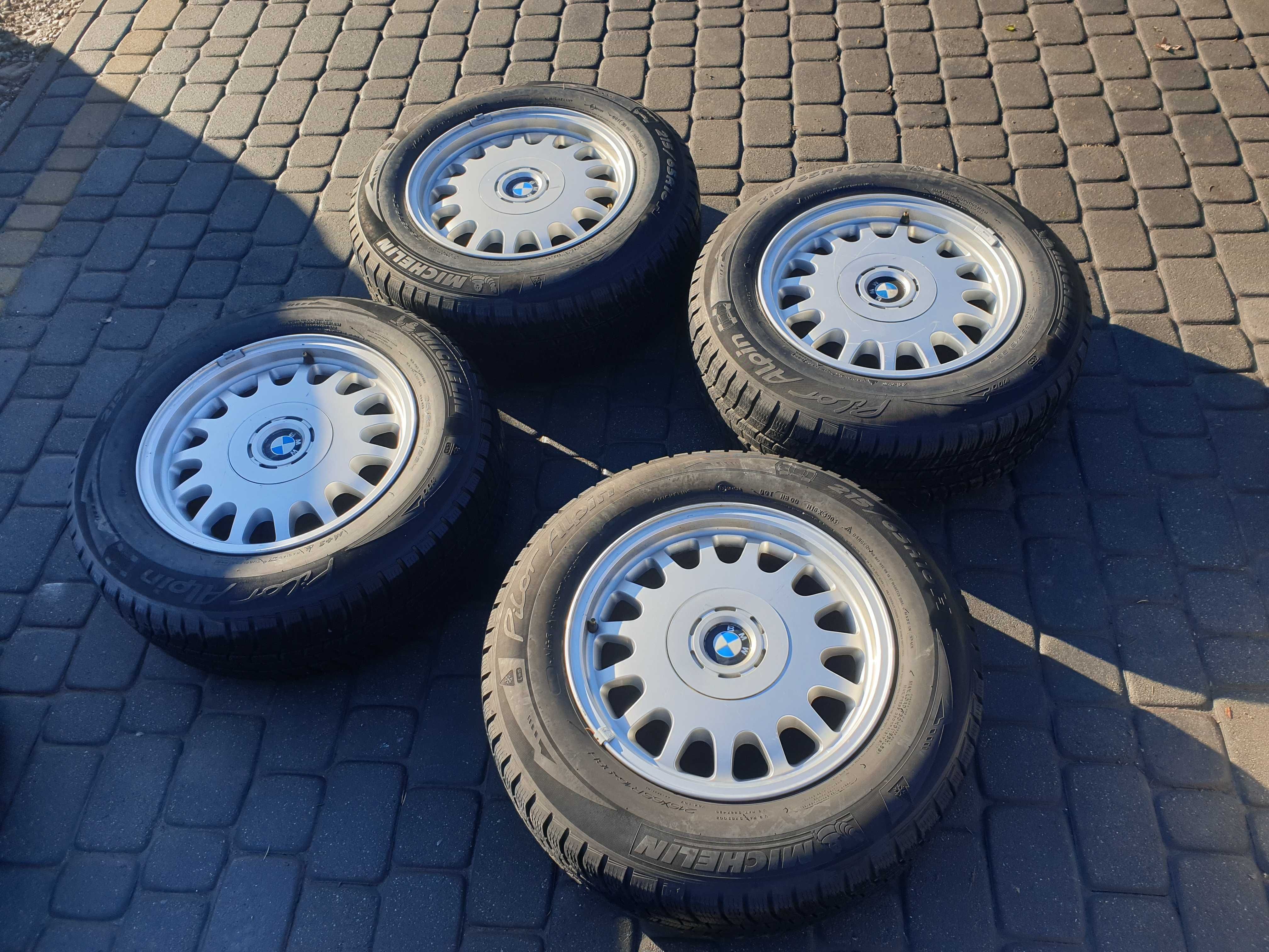 Alufelgi BMW Seria 5 7 Michelin 5x120 R16 Opona 215/65 BDB