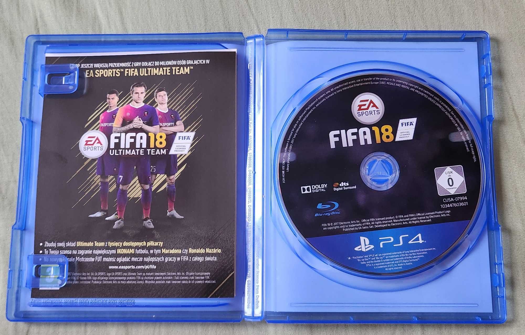 Gra Fifa 18 PS4 PL