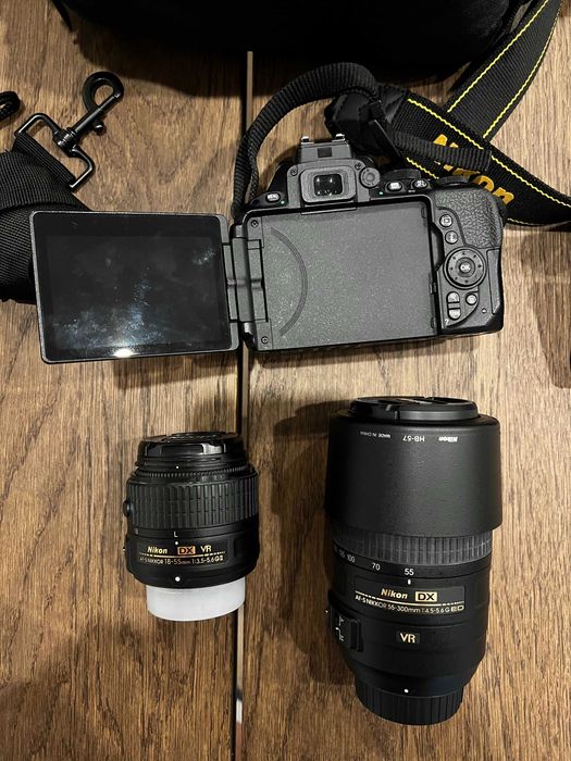 Nikon D5500 + Lentes DX 18-55mm e 55-300mm