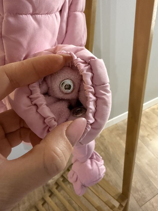 Дитячий комбінезон для дівчинки, зимовий комбінезон 56