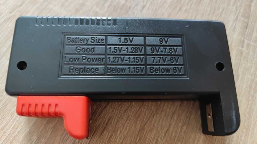 Medidor de pilhas, digital (Novo)