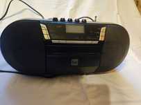 Radioodtwarzacz Dual DABP200 czarny, boombox, radio, CD, magnetofon