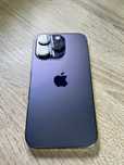 Fioletowy Iphone 14 pro 256 gb super stan