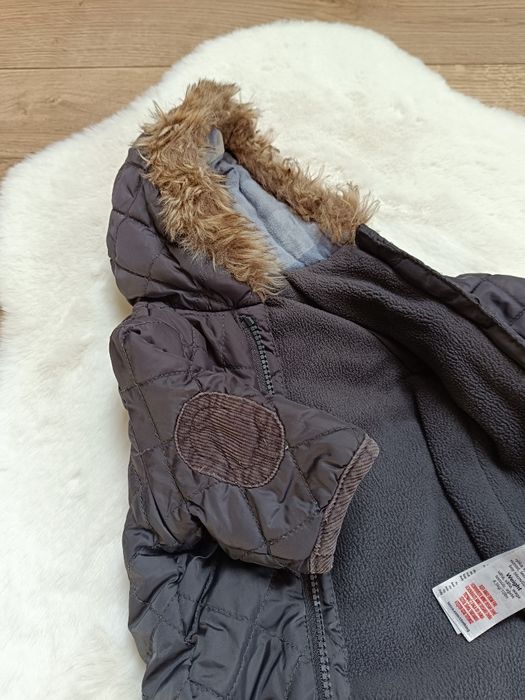 Zimowy ocieplany kombinezon chłopięcy 56 cm