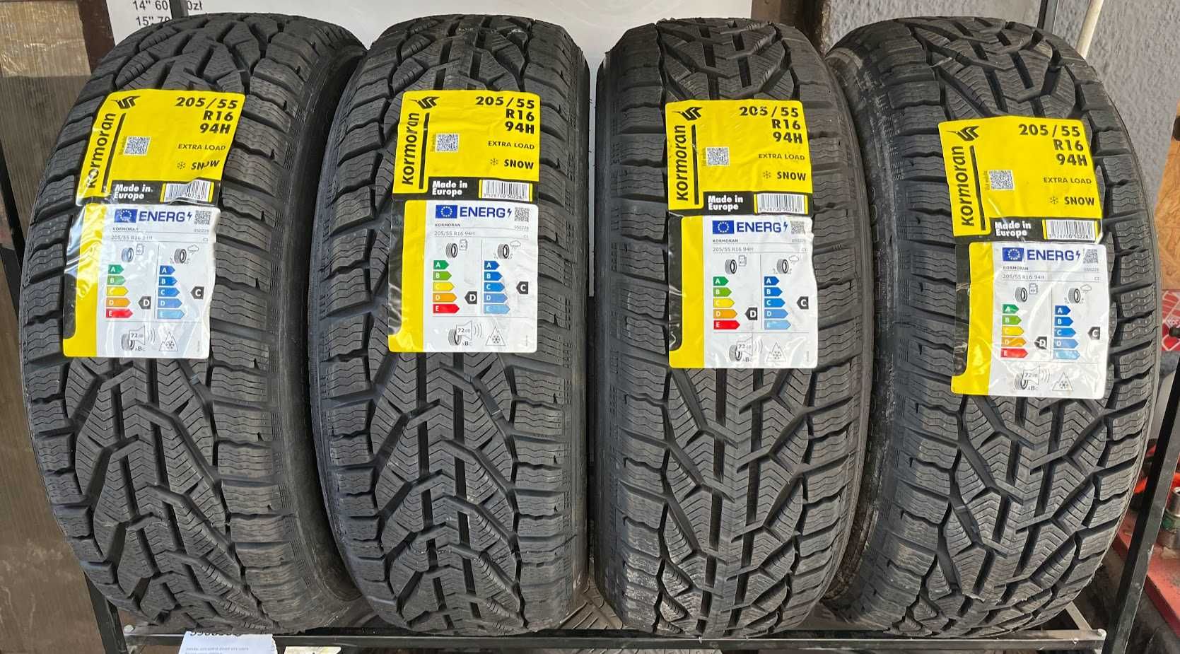 205/55R16 Kormoran Snow cztery nowe opony zimowe 2023r