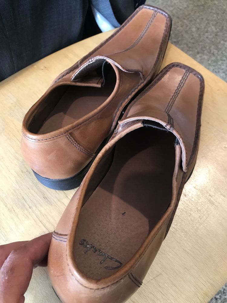 Чоловічі мокасини Clarks новенькі! 40 р