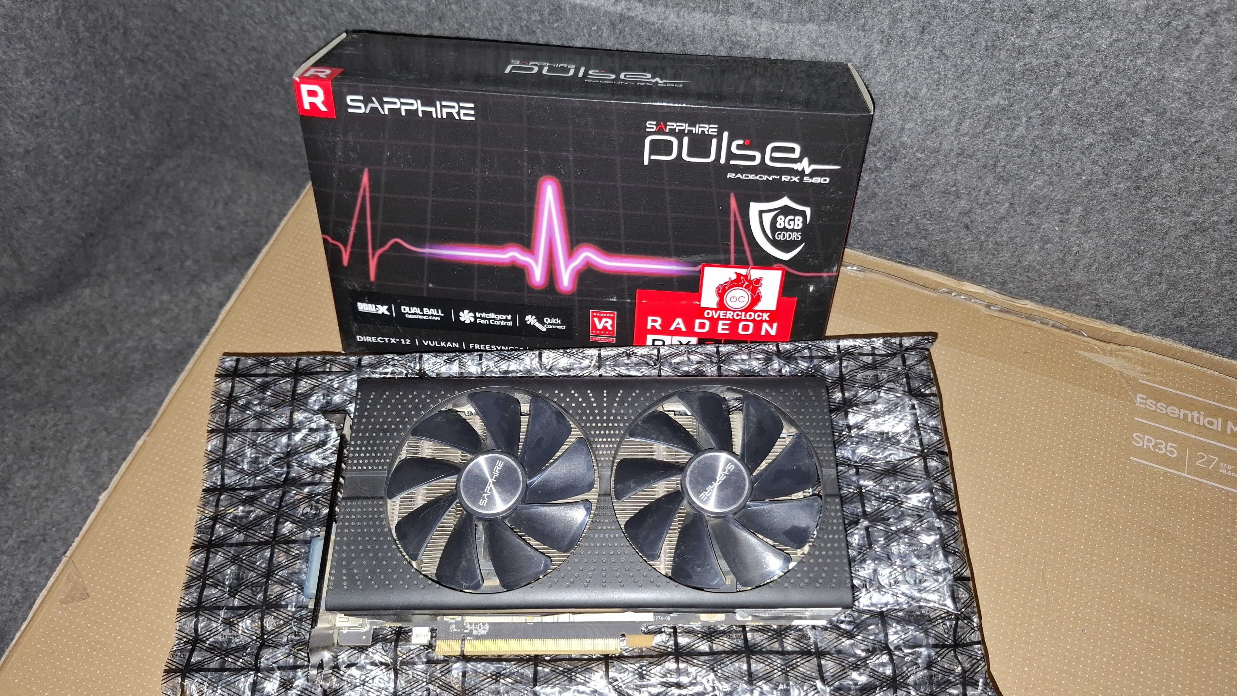 Відеокарта Sapphire Radeon RX 580 PULSE OC 8192MB (11265-05-20G)