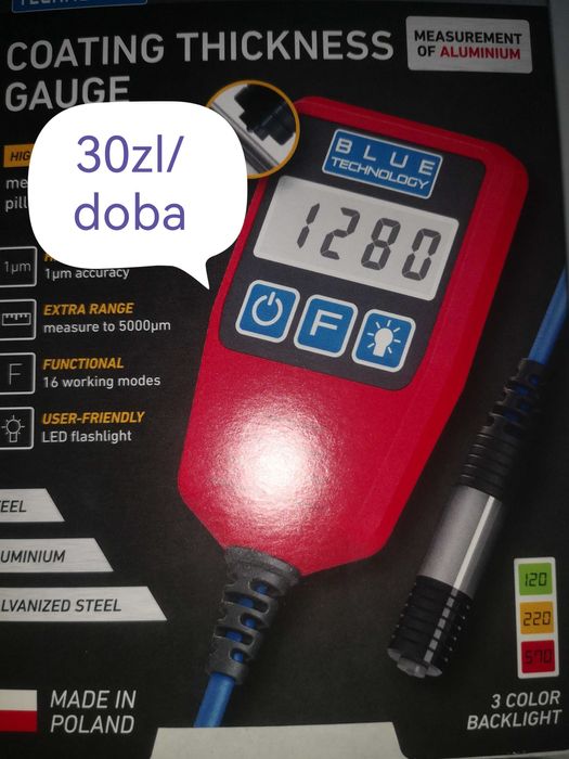 Miernik grubości lakieru