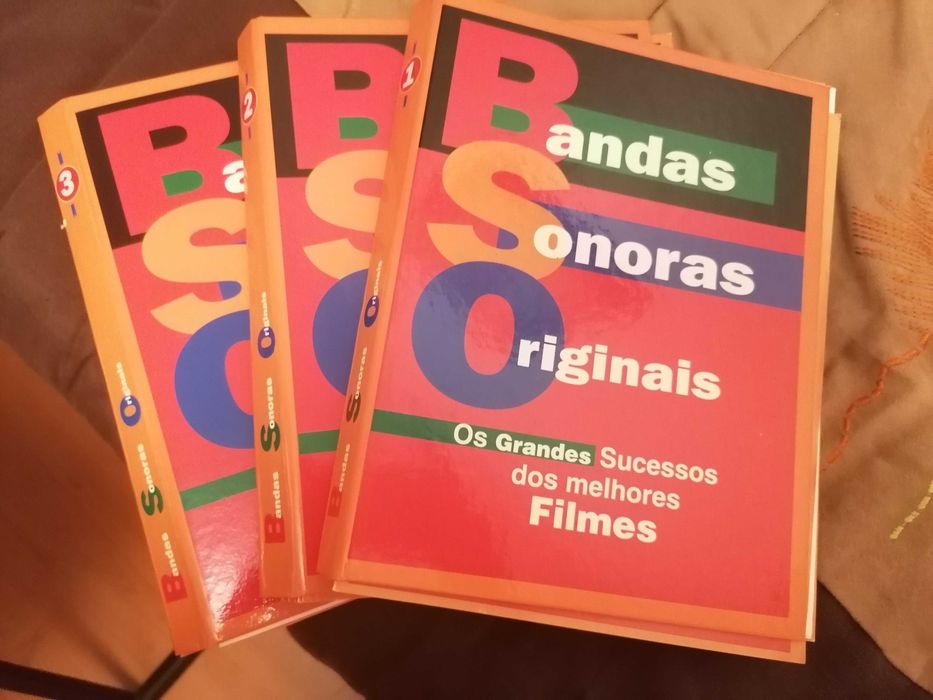 Coleção Bandas Sonoras Melhores filmes, cd's e livros