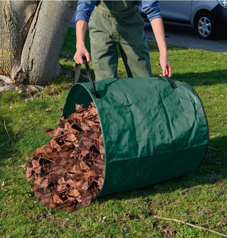 Składany kosz worek ogrodowy na odpady liście trawę 272 l parkside
