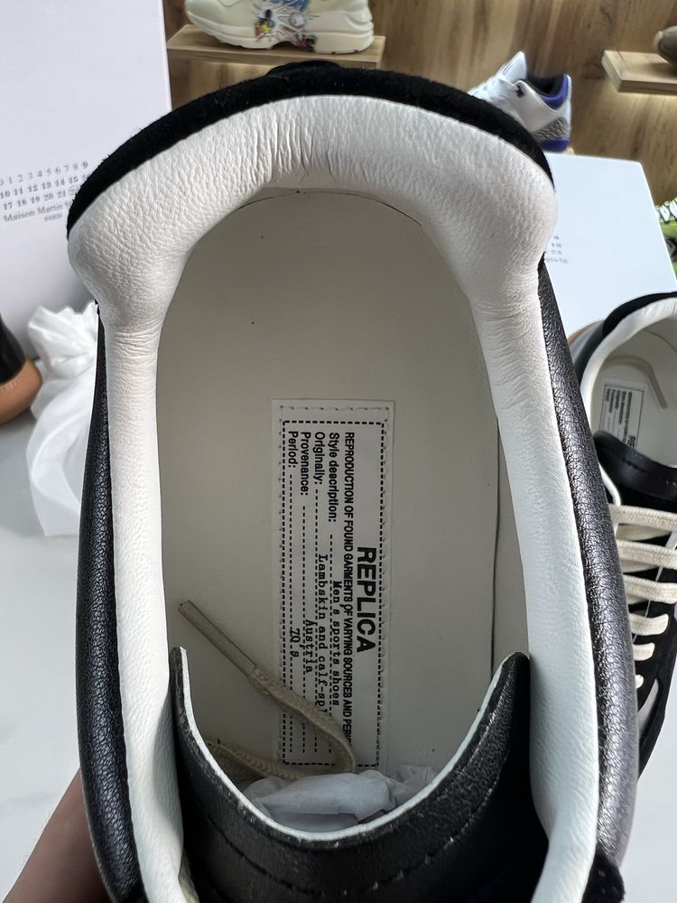 Кросівки Кеди Maison Margiela MM6 Black / Gum