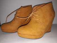 botki. pomarańcz. cat walk. deichmann. buty jesień wiosna zima.39 sexy