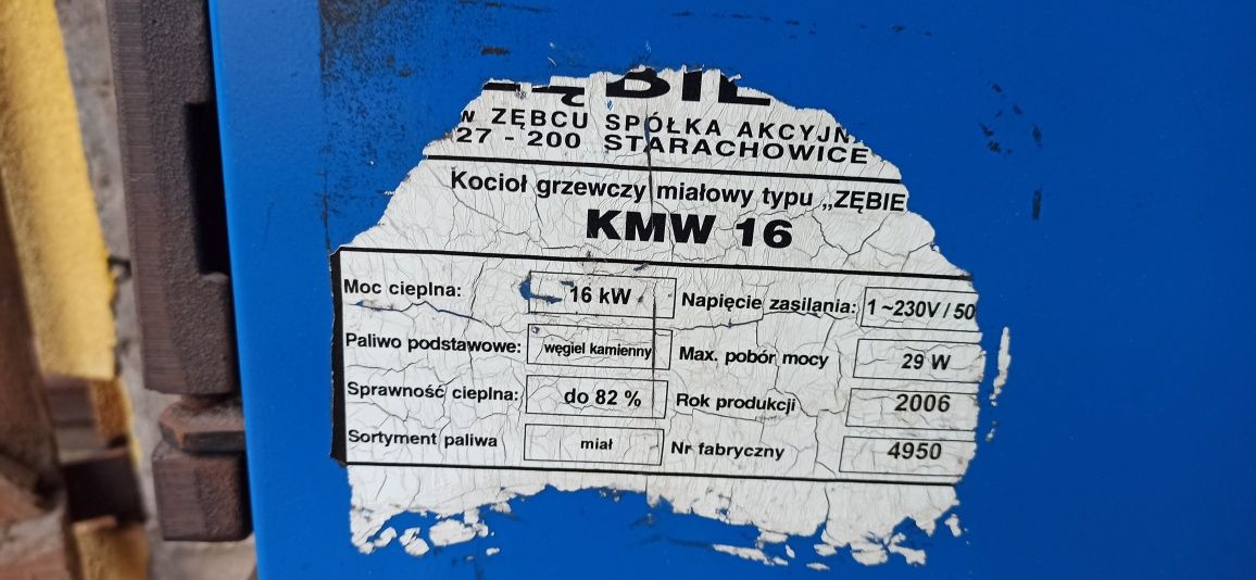 Części pieca zebiec