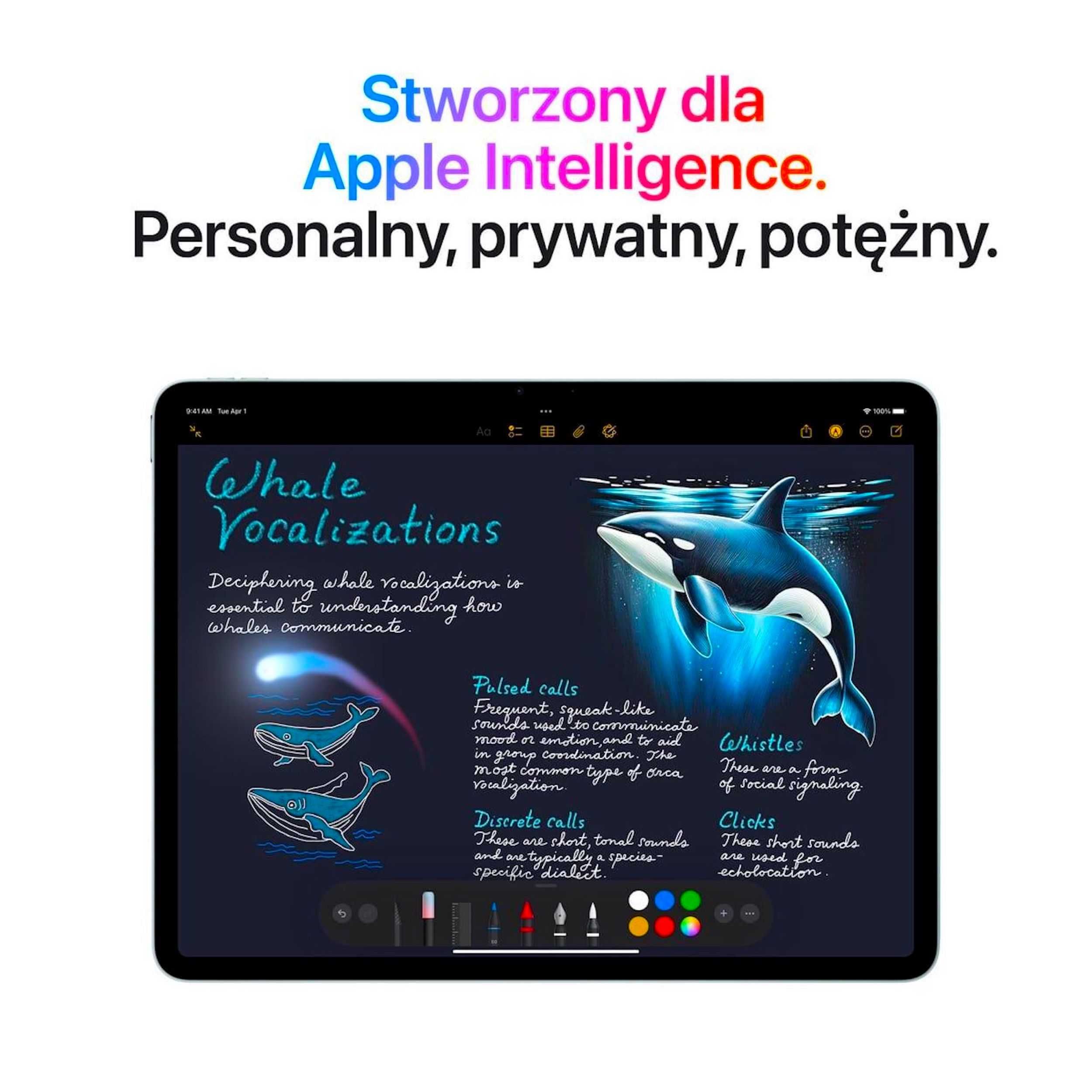 NOWY Apple iPad Air 11 256GB Cellular 5G +PENCIL +DODATKI GW-24msc! FV