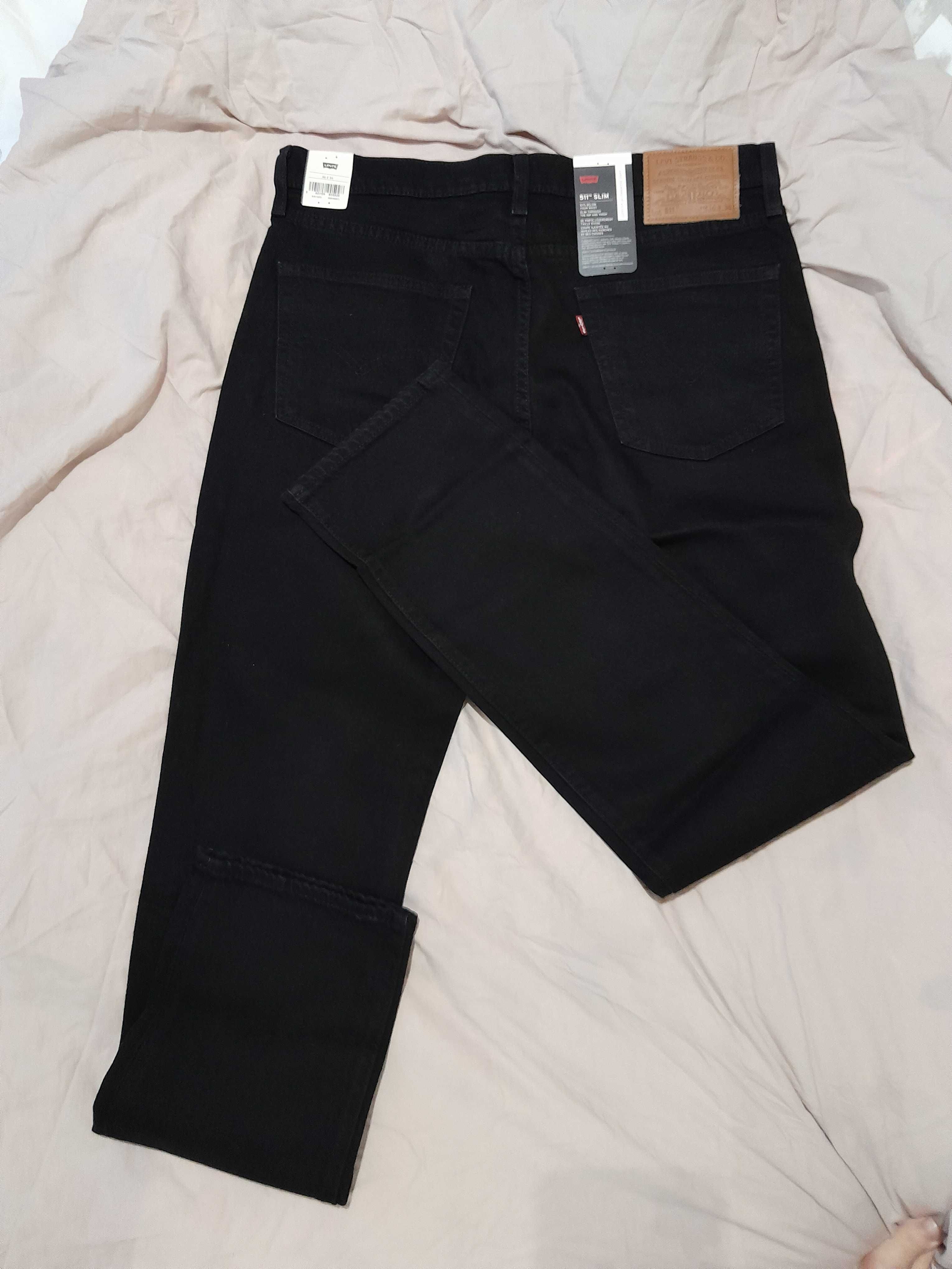 Męskie jeansy czarne Levi's 511