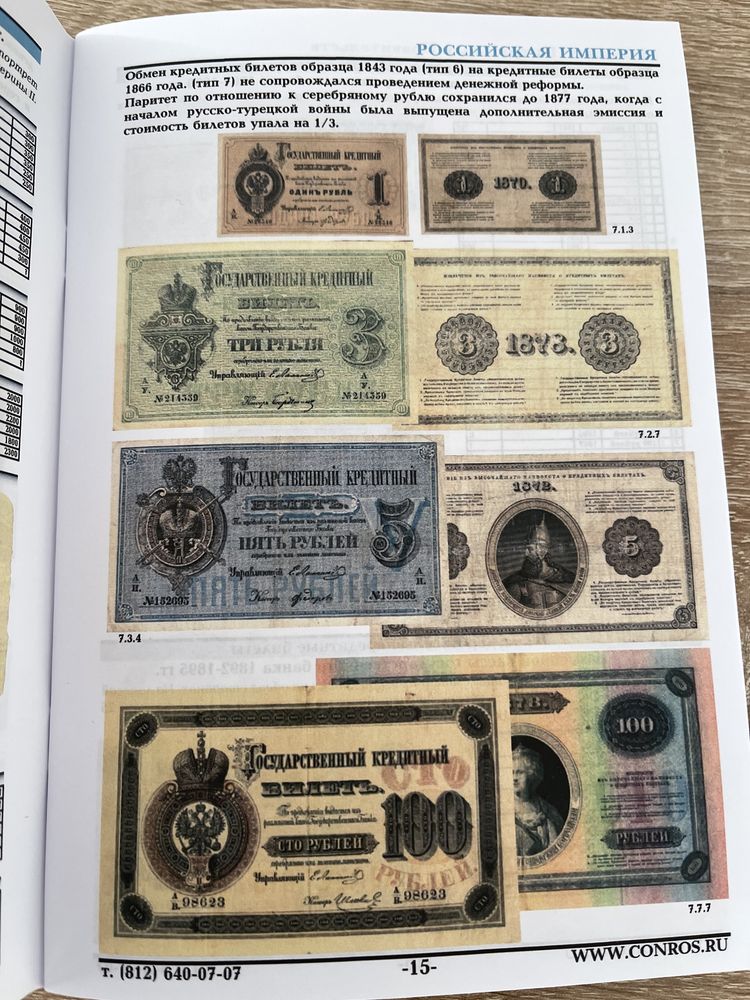 Бумажные деньги Российской империи , боны СССР , России . 2 каталога