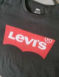Czarny T-shirt levis