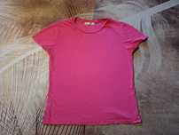 Zara rozm.S t-shirt bluzka koszulka damska fuksja Super materiał