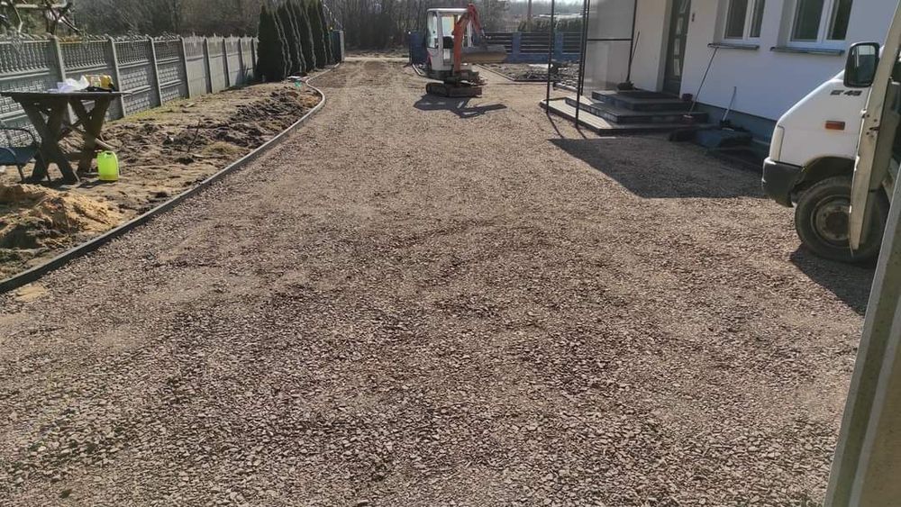 Utwardzanie terenu Brukarstwo Układanie kostki
