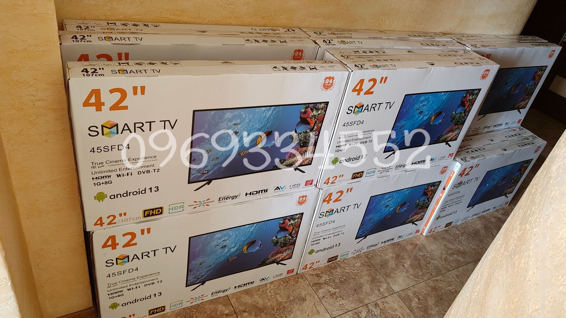 Розпродаж! Телевізори Samsung smart tv 42 дюйми,wifi, T2, HDMI, usb