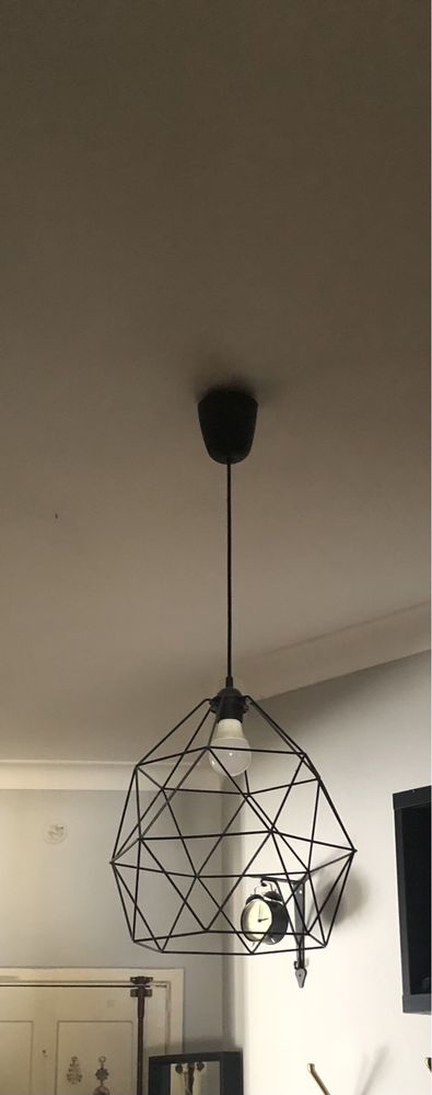 Conjunto de 4 candeeiros de teto
