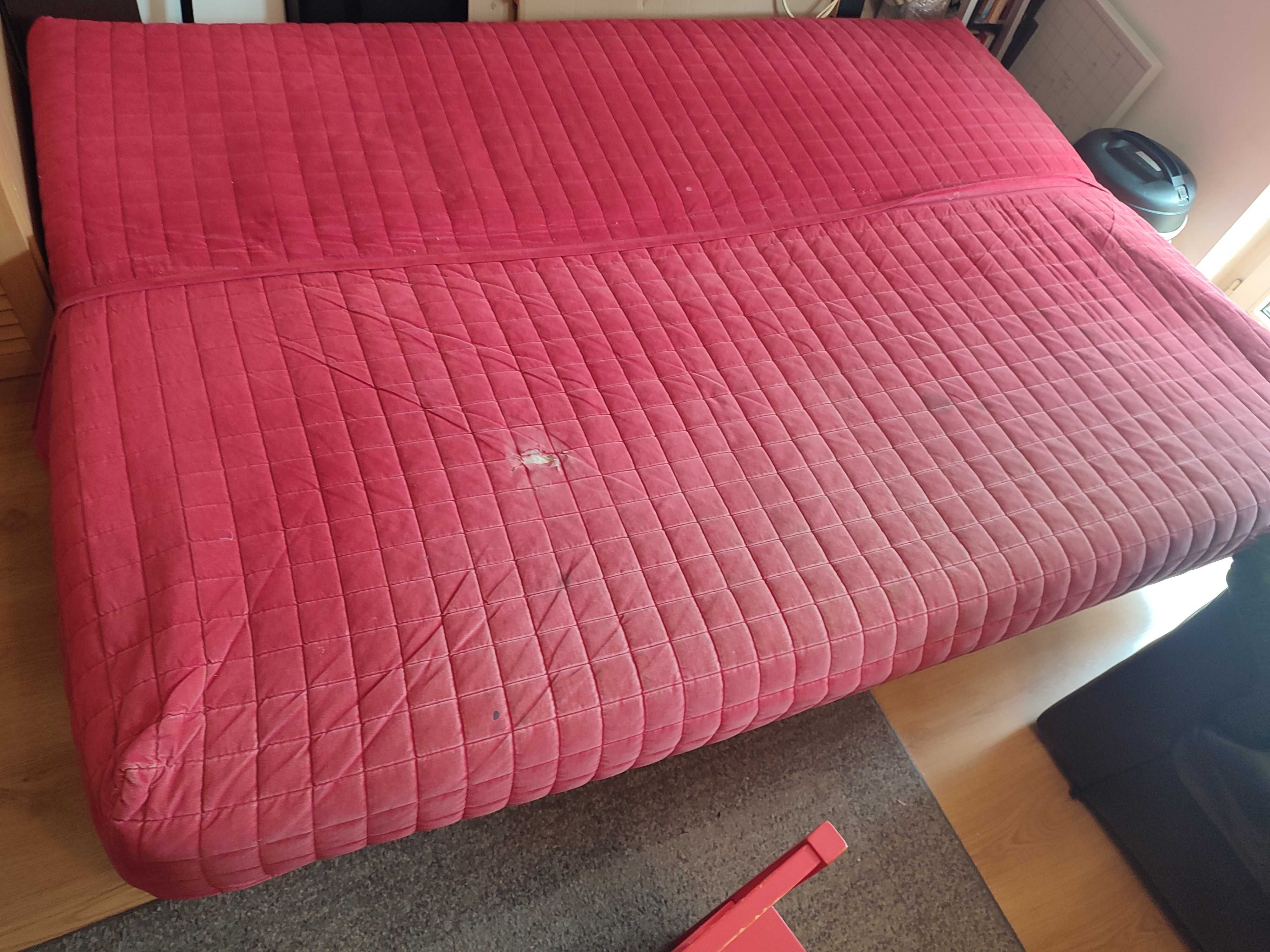 Sofa rozkładana IKEA Beddinge 140 x 200 z pojemnikiem na pościel.