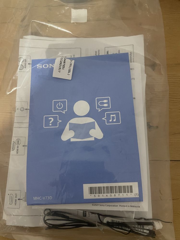 glosnik sony mhc v73d