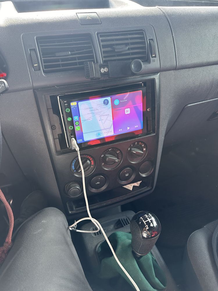 Radio 2 din apple car play e android auto