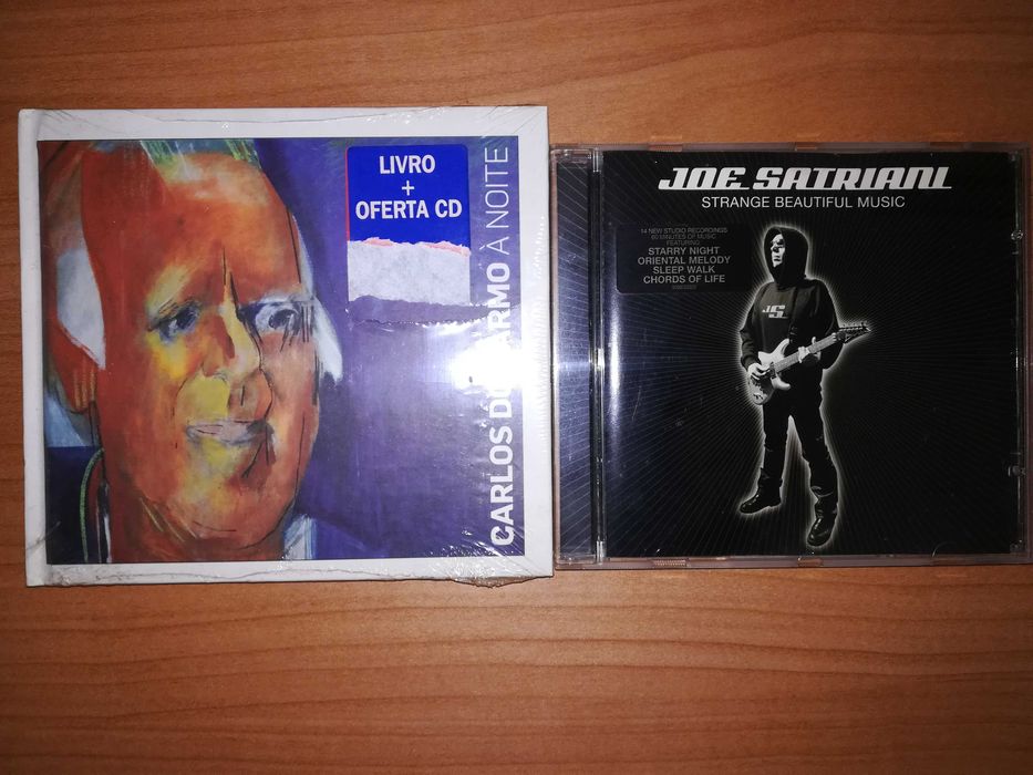 CDs, vários artistas/bandas/estilos. Preço de €1 a €5