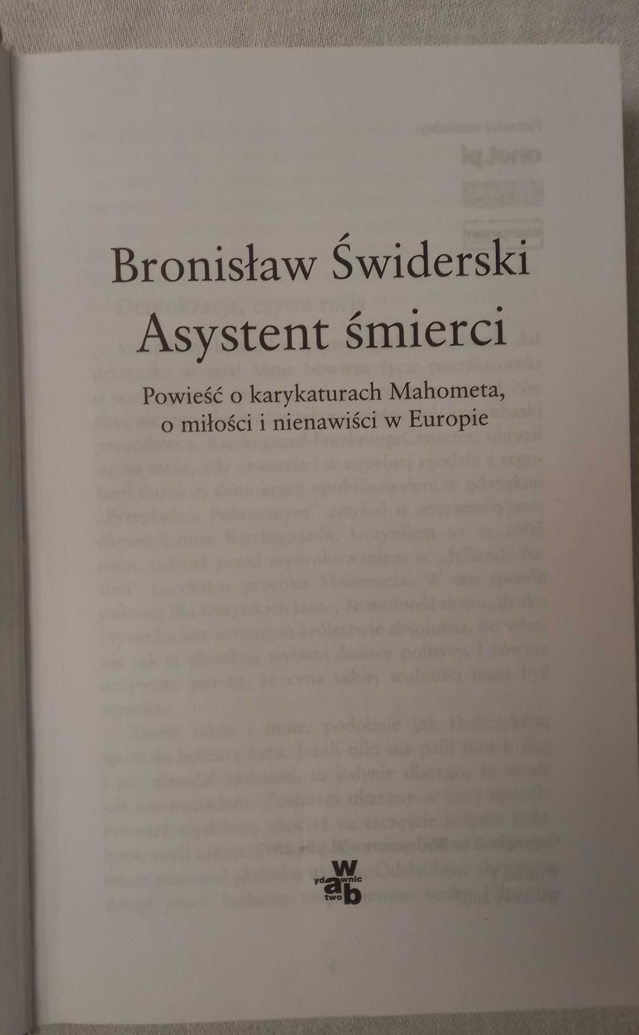 Asystent śmierci  Bronisław Świderski