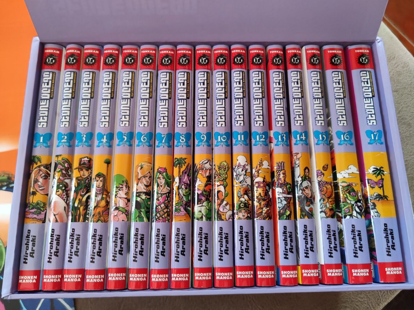 Coleção mangá jojo's bizarre adventure