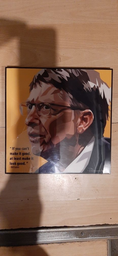 Картина постер Билл Гейтс
