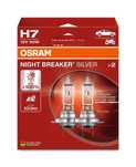 Żarówki H7 12V Osram Night Breaker Silver, kpl 2 sztuki