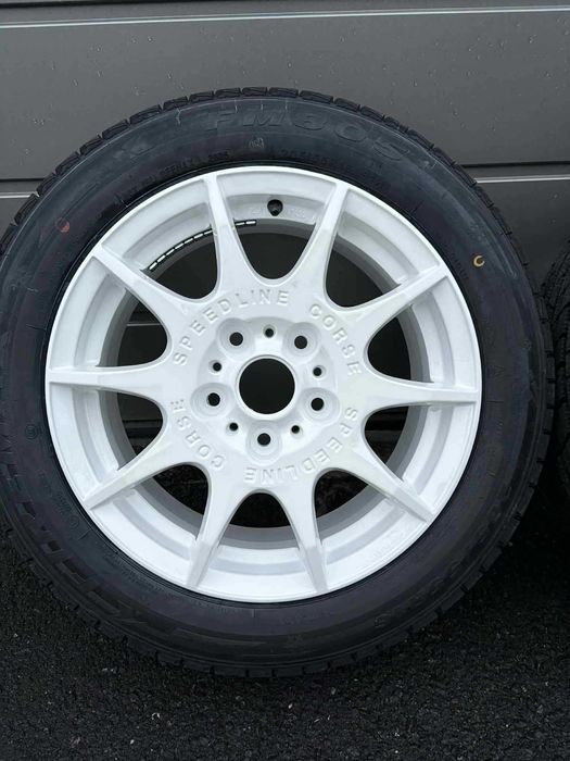 Speedline Corse 16" 5x120 do E46/E36 i inne, opony ZIMA 2025r