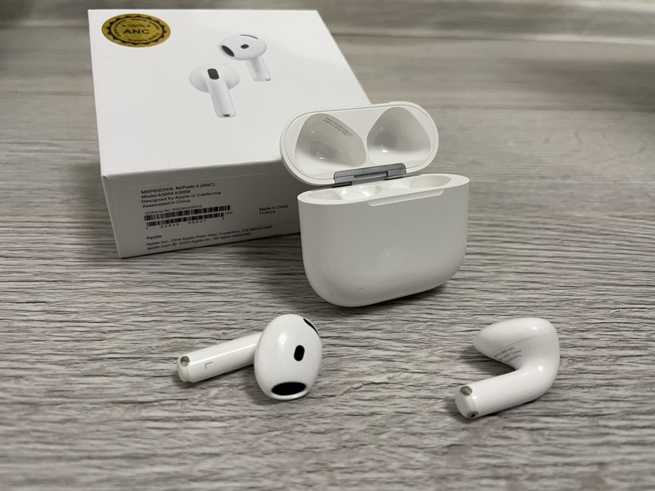 Навушники TWS AirPods 4 ANC white High Original Quality