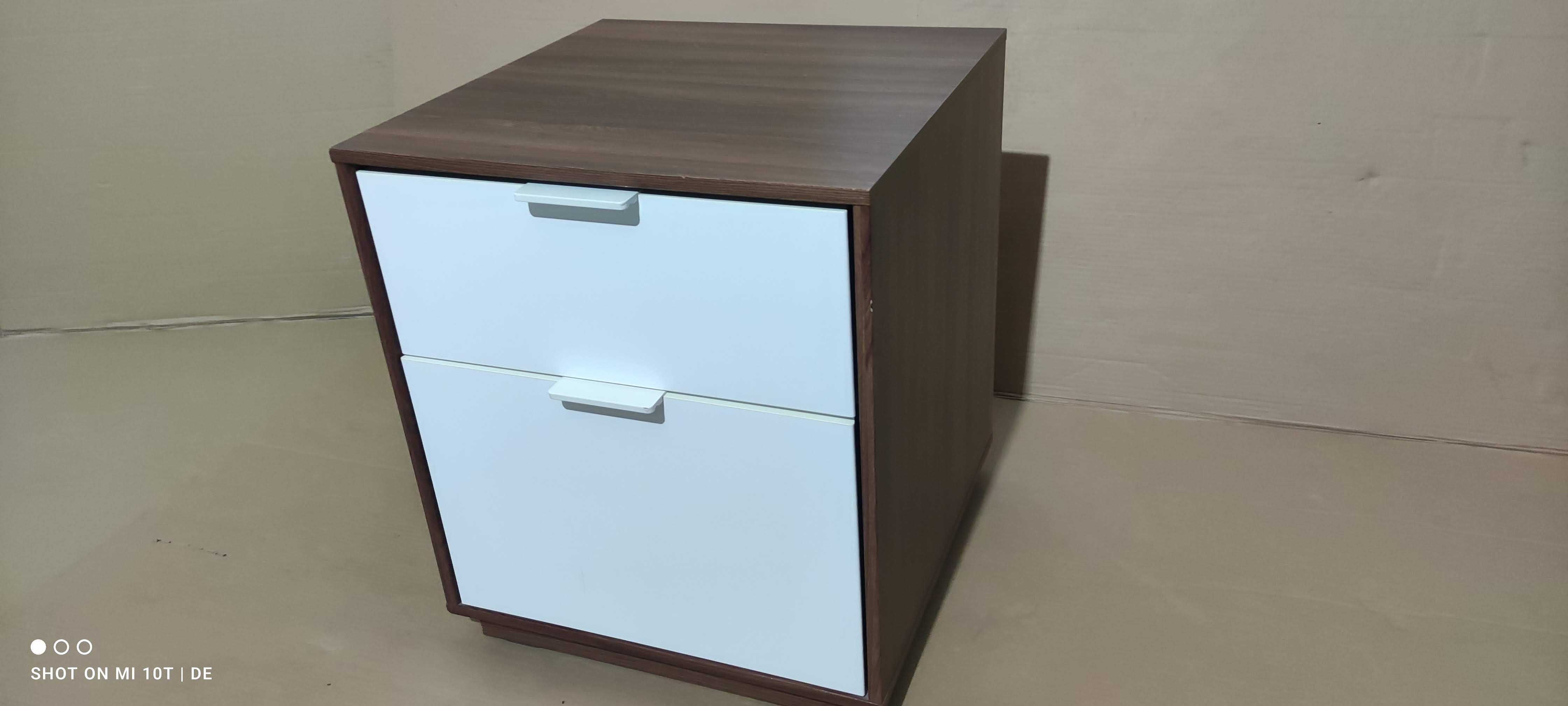 komoda szafka stolik nocny 2 szuflady IKEA NYVOLL 52x45x45