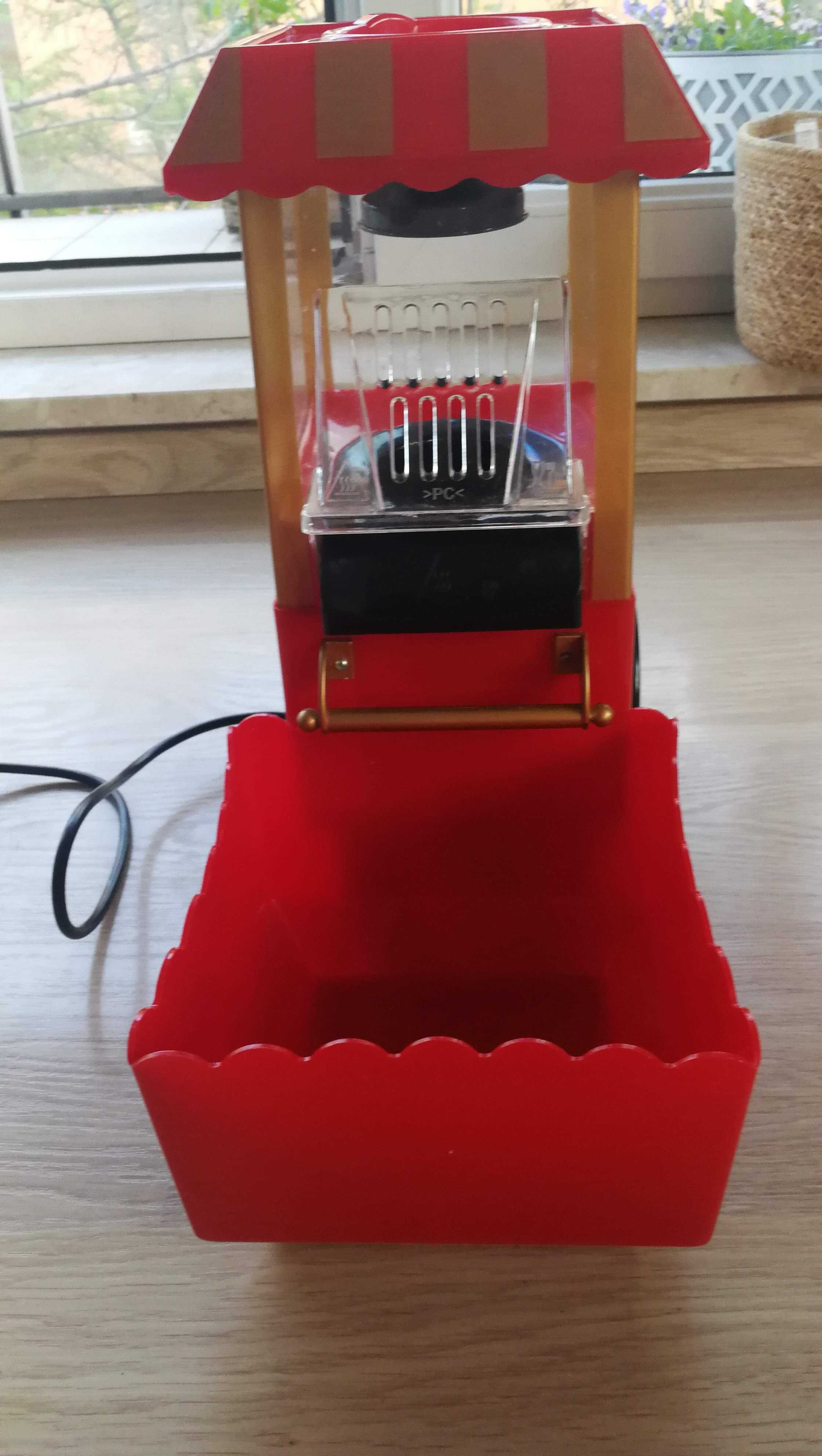 Domowe urządzenie maszynka do popcornu bez tłuszczu 1200W | styl retro