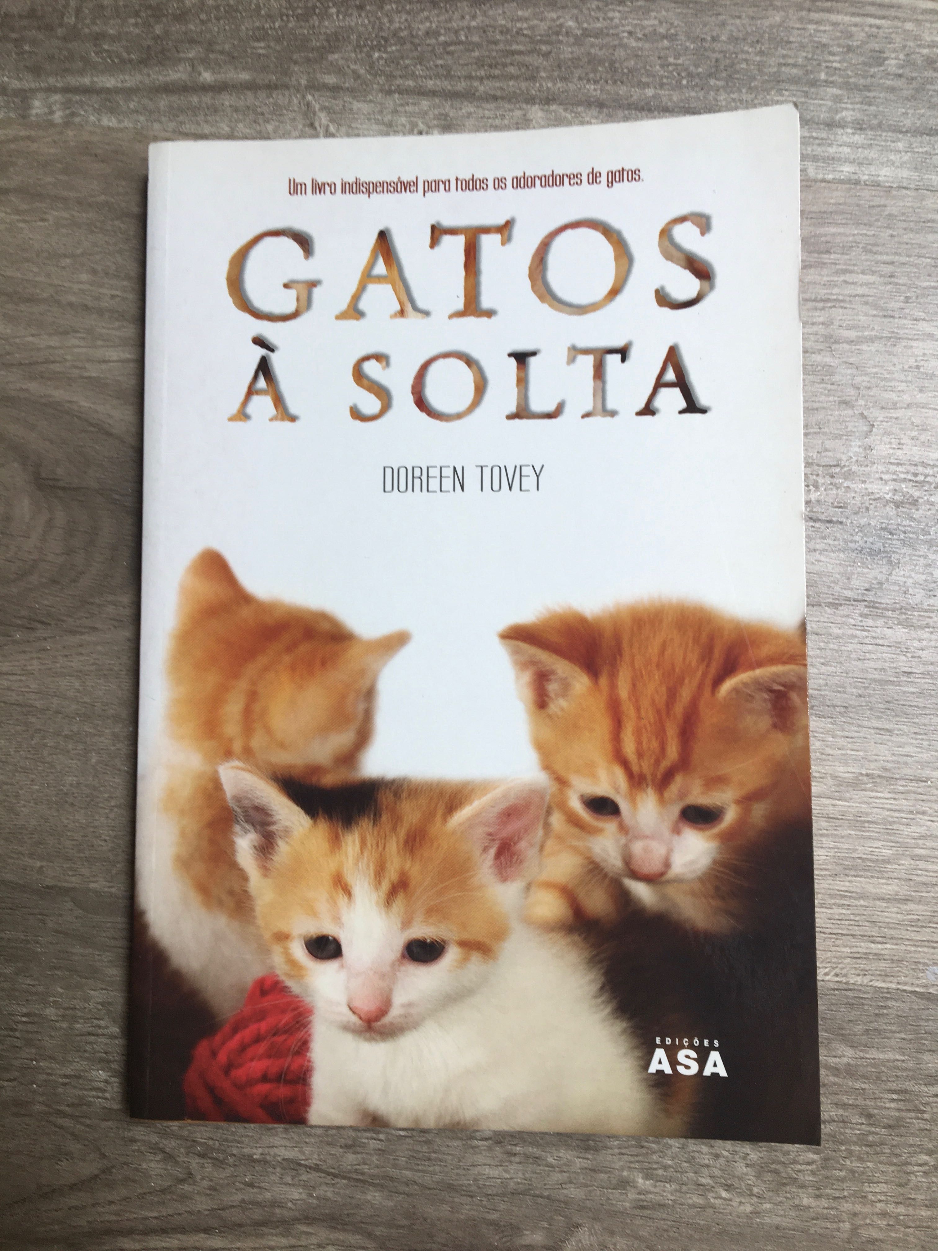 Livros sobre gatos: Missão Gato Feliz, Gatos à Solta, Viver com o Gato